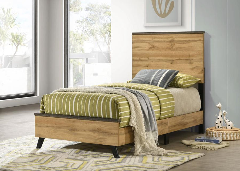 Kaywood 52-inch Panel Bed Natural Pine Twin