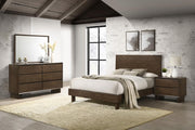 Glenwood Bedroom Set Warm Brown Queen 4-piece