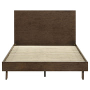 Glenwood 48-inch Platform Panel Bed Warm Brown