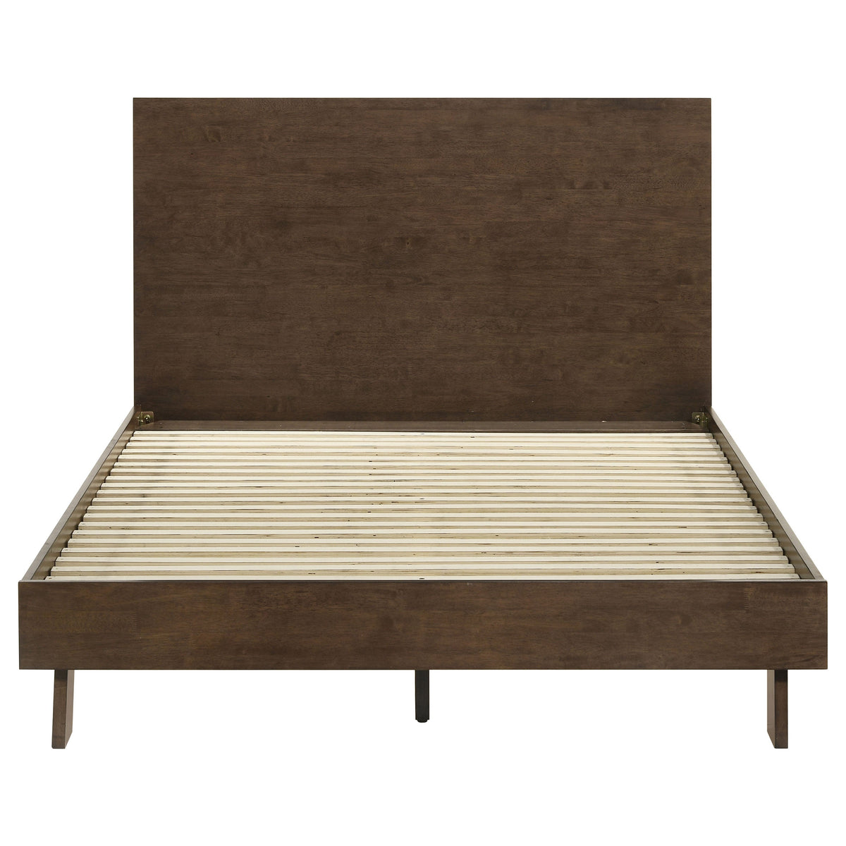 Glenwood 48-inch Platform Panel Bed Warm Brown