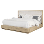 Kailani 52-inch Wingback Bed Beige Oak