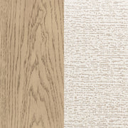 Kailani 52-inch Wingback Bed Beige Oak