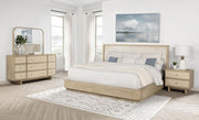 Kailani Bedroom Set Beige Oak Queen 4-piece