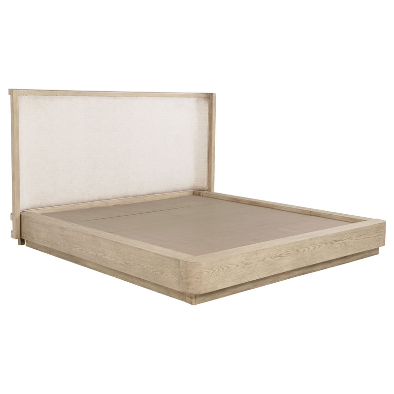 Kailani 52-inch Wingback Bed Beige Oak