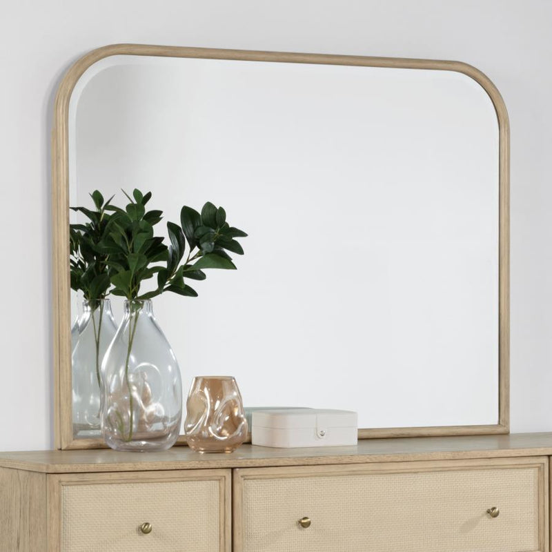 Kailani Dresser Mirror Beige Oak Default Title