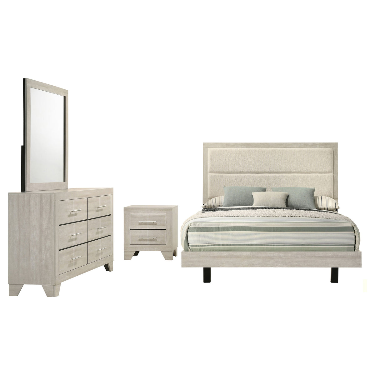 Trenton Bedroom Set Rustic Cream