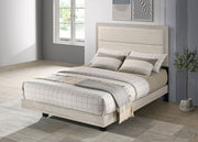 Trenton 54-inch Wood Panel Bed Rustic Cream