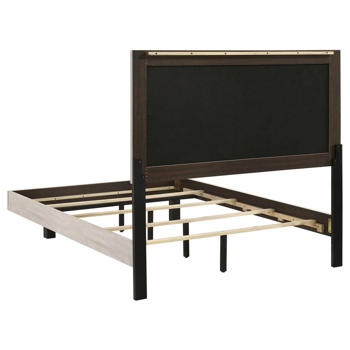 Trenton 54-inch Wood Panel Bed Rustic Cream