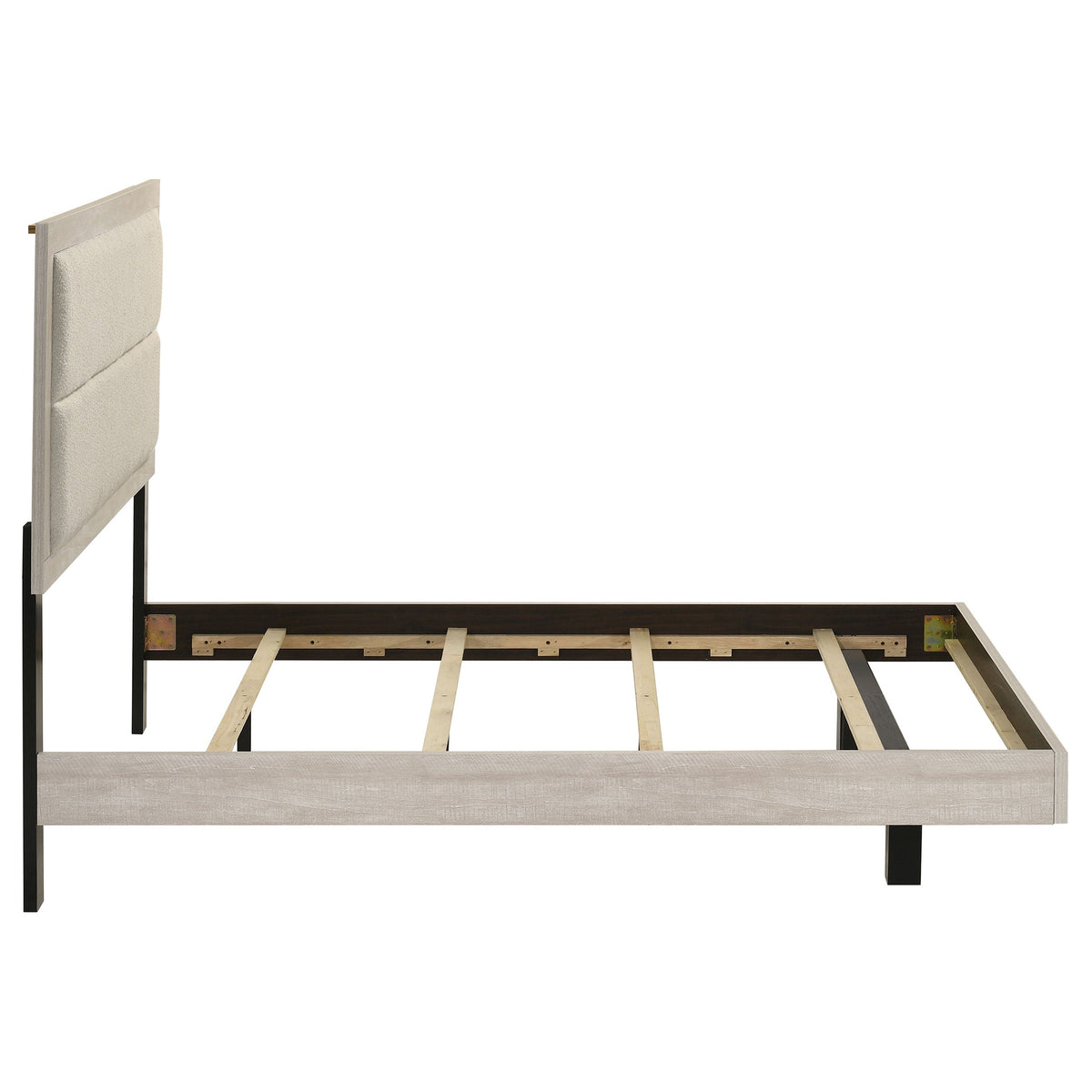 Trenton 54-inch Wood Panel Bed Rustic Cream