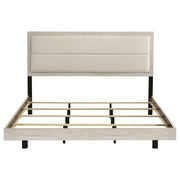 Trenton 54-inch Wood Panel Bed Rustic Cream