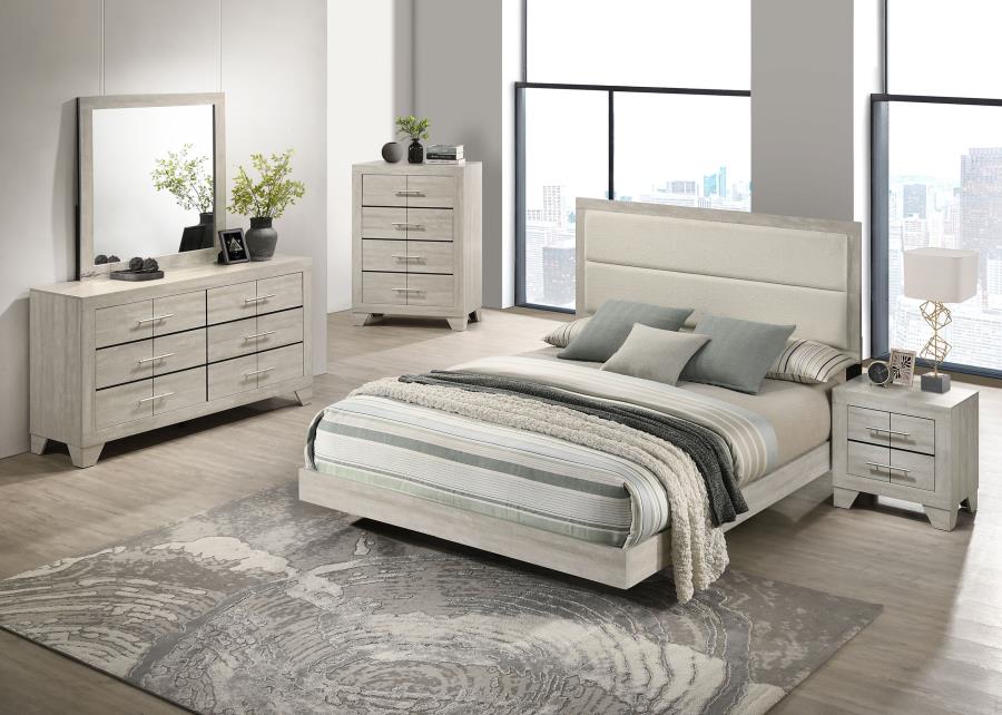 Trenton Bedroom Set Rustic Cream Queen 5-piece