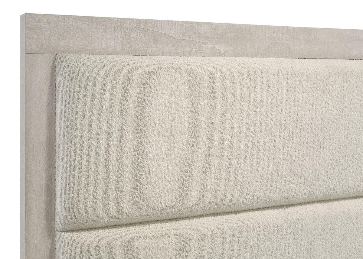 Trenton 54-inch Wood Panel Bed Rustic Cream