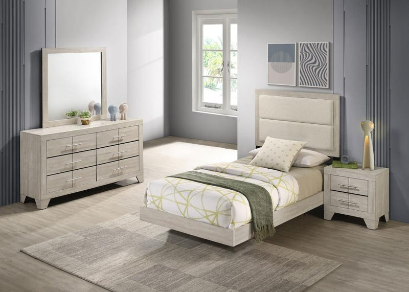 Trenton Bedroom Set Rustic Cream Twin 4-piece