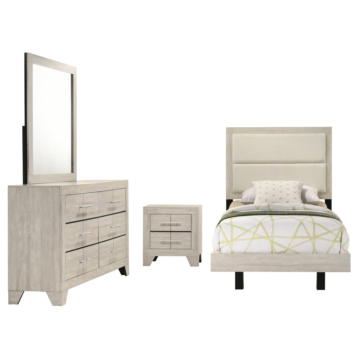 Trenton Bedroom Set Rustic Cream