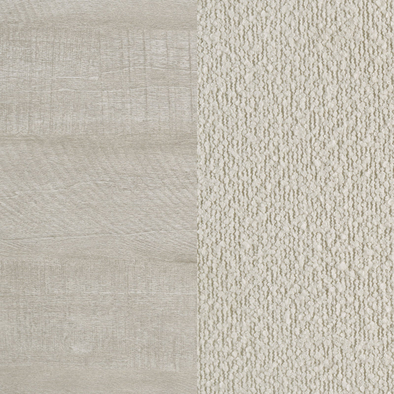 Trenton 54-inch Wood Panel Bed Rustic Cream