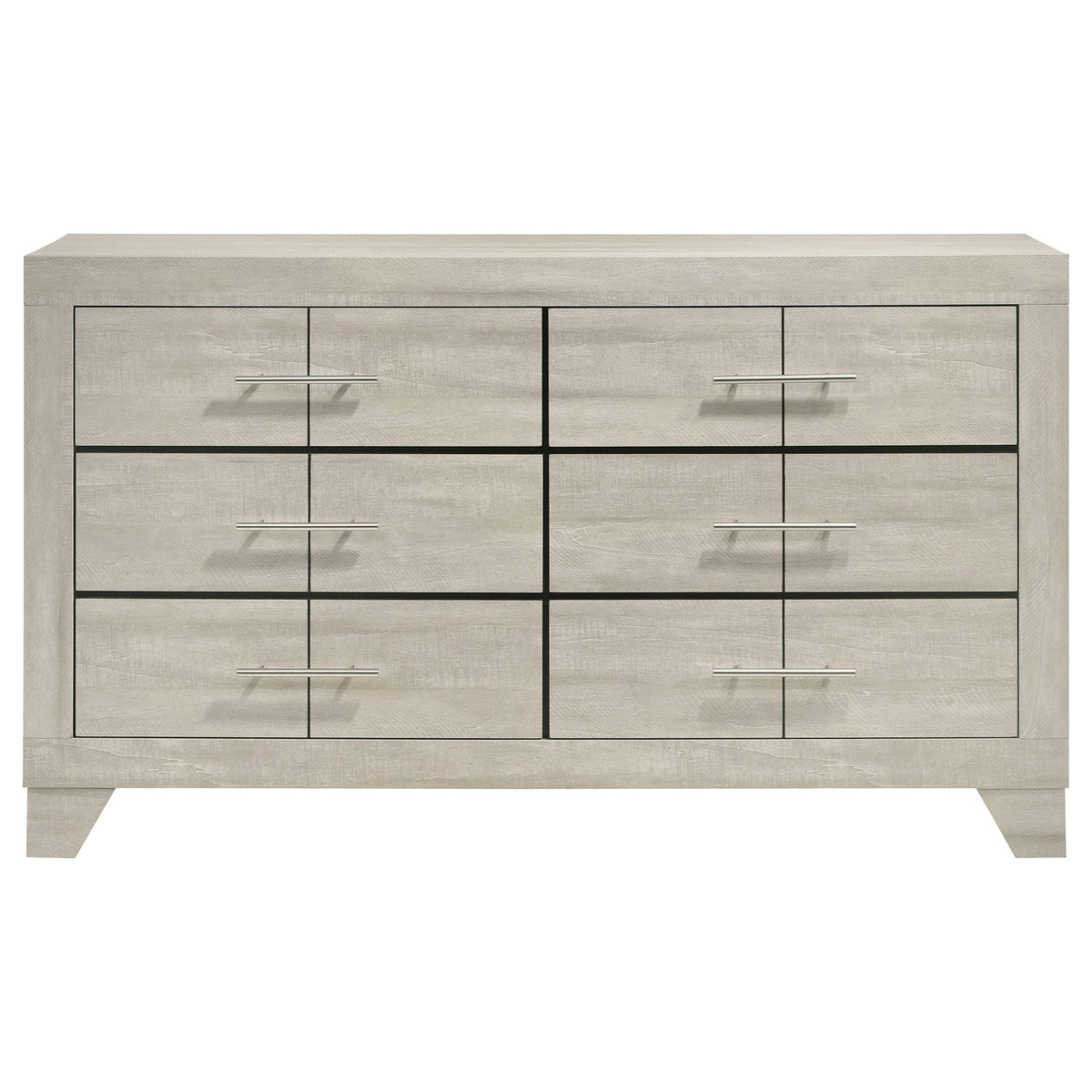 Trenton 6-drawer Bedroom Dresser Rustic Cream