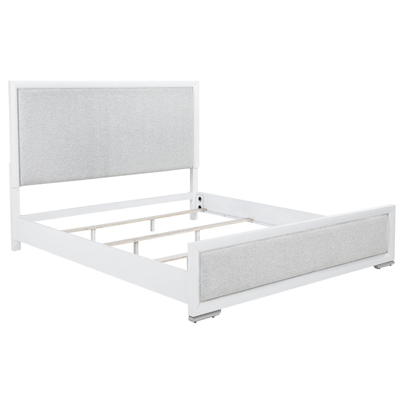 Gracemont 57-inch Panel Bed Grey and