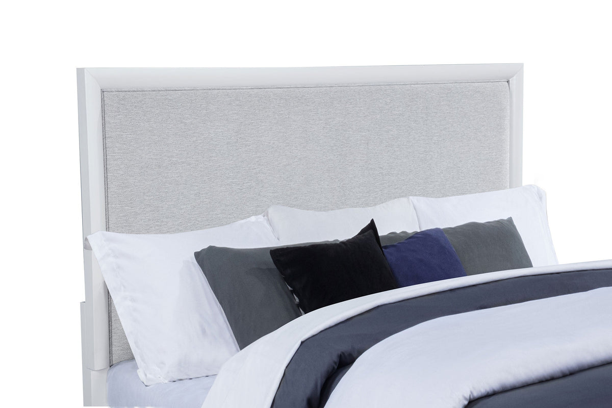 Gracemont 57-inch Panel Bed Grey and