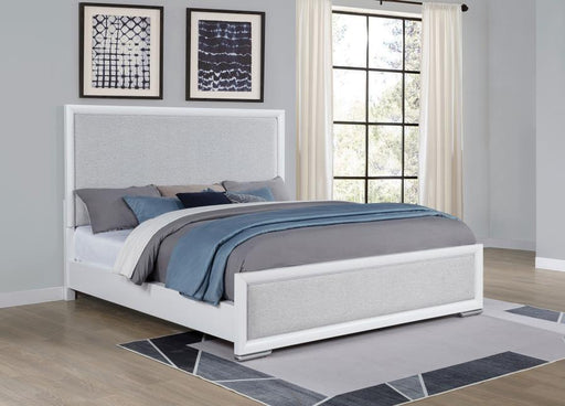 Gracemont 57-inch Panel Bed Grey and California King