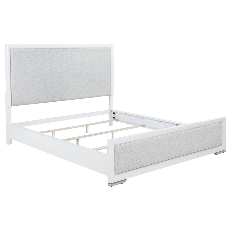 Gracemont 57-inch Panel Bed Grey and