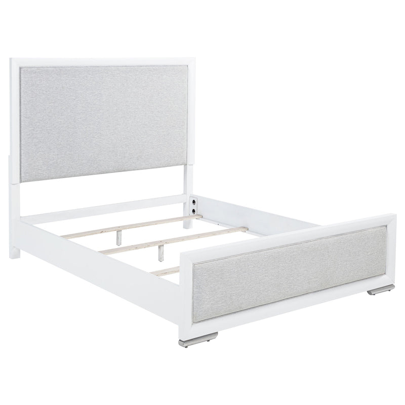 Gracemont 57-inch Panel Bed Grey and