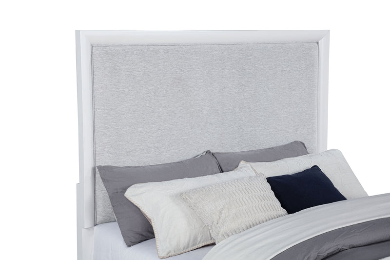 Gracemont 57-inch Panel Bed Grey and