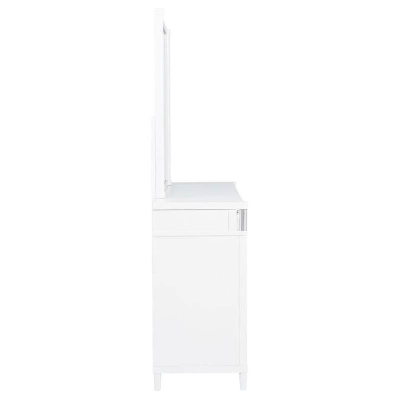 Gracemont 8-drawer Bedroom Dresser with Mirror White
