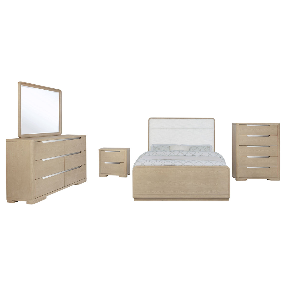 Ladera Bedroom Set Light Elm