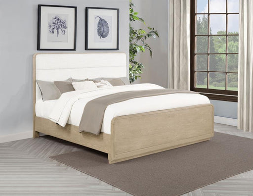Ladera 56-inch Panel Bed Light Elm Eastern King