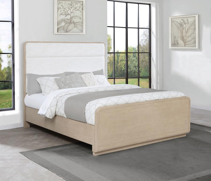Ladera 56-inch Panel Bed Light Elm Queen