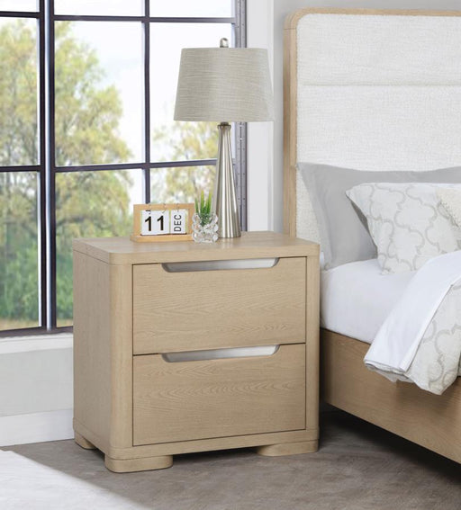 Ladera 2-drawer Nightstand Bedside Table Light Elm Default Title