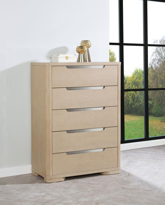 Ladera 5-drawer Bedroom Chest of Drawers Light Elm Default Title