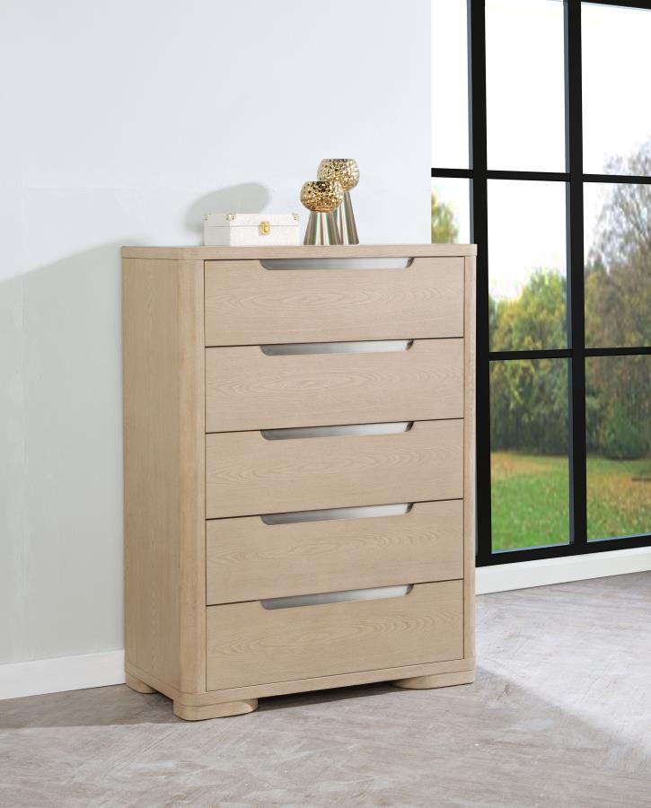 Ladera 5-drawer Bedroom Chest of Drawers Light Elm Default Title