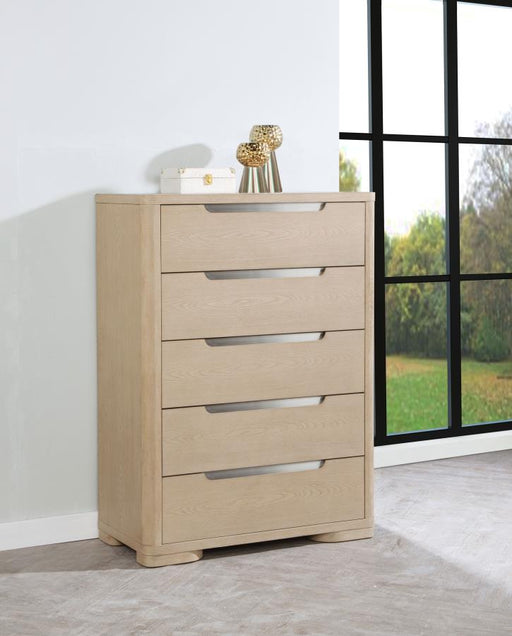 Ladera 5-drawer Bedroom Chest of Drawers Light Elm Default Title