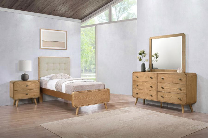 Robyn Bedroom Set Light Ash Twin 4-piece