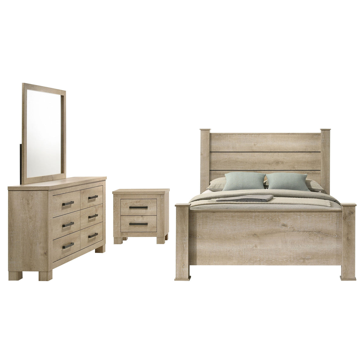 Oakglen Bedroom Set Weathered Oak