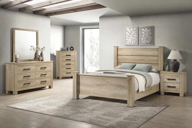 Oakglen Bedroom Set Weathered Oak Queen 5-piece