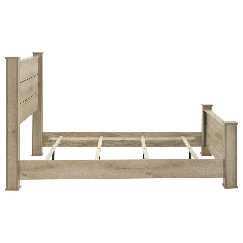 Oakglen 55-inch Panel Bed Weathered Oak