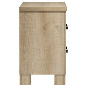 Oakglen 2-drawer Nightstand Bedside Table Weathered Oak
