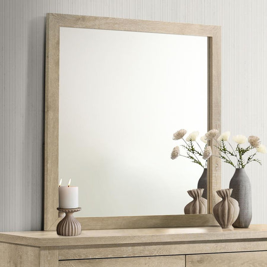 Oakglen Dresser Mirror Weathered Oak Default Title