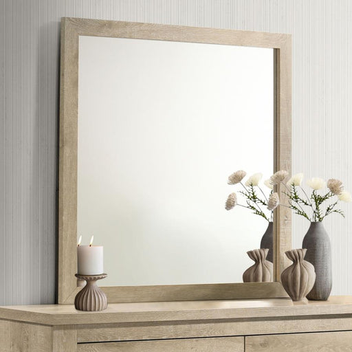 Oakglen Dresser Mirror Weathered Oak Default Title
