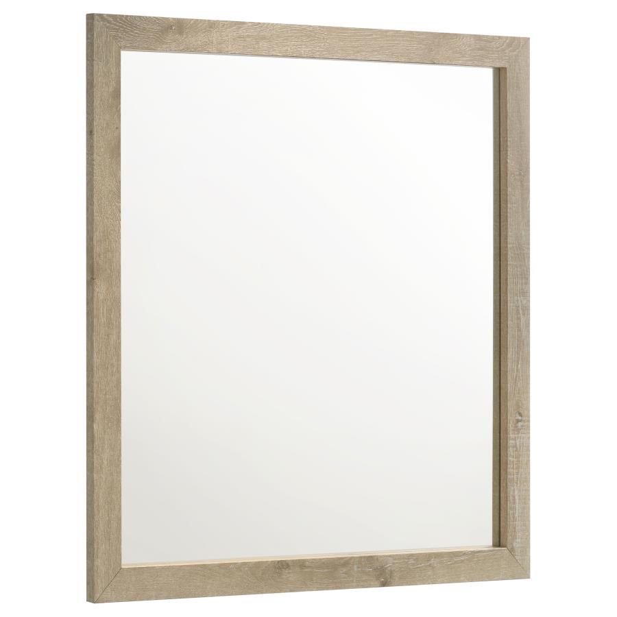 Oakglen Dresser Mirror Weathered Oak