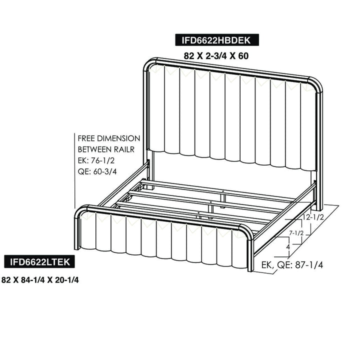 Mezquite - Upholstered Panel Bed