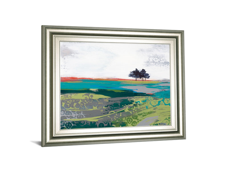 Summer Breeze By Leslie Bernsen - Framed Print Wall Art - Gray