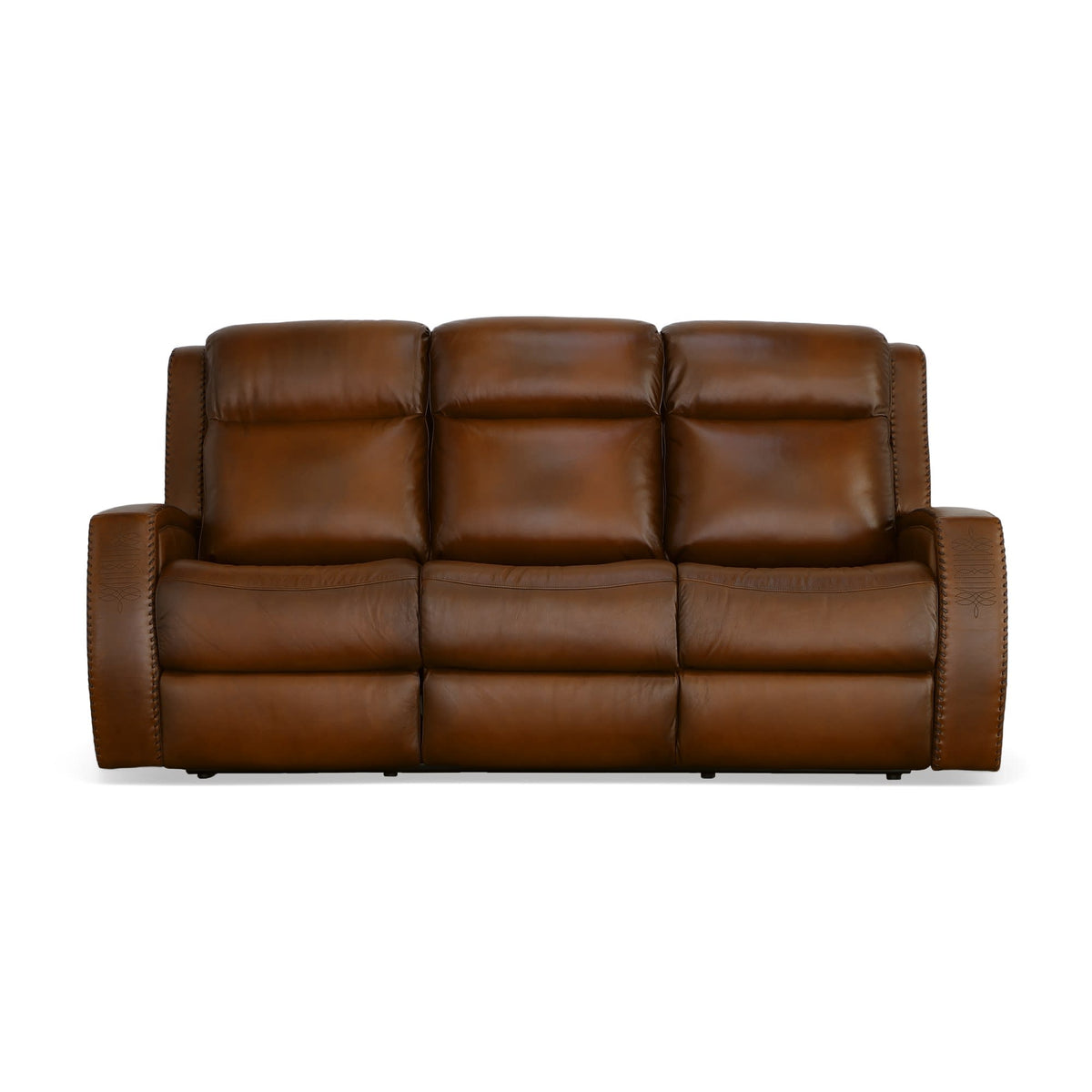 Flexsteel Mustang Power Sofa with Power Headrest
