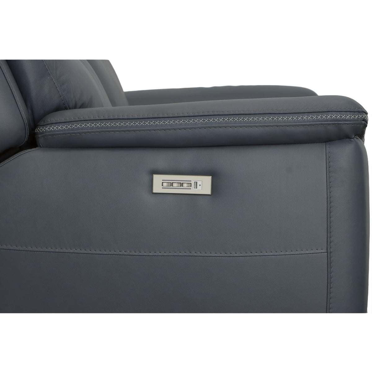 Flexsteel Sawyer Power Reclining Loveseat w/ Pwr Headrests, Lumbar