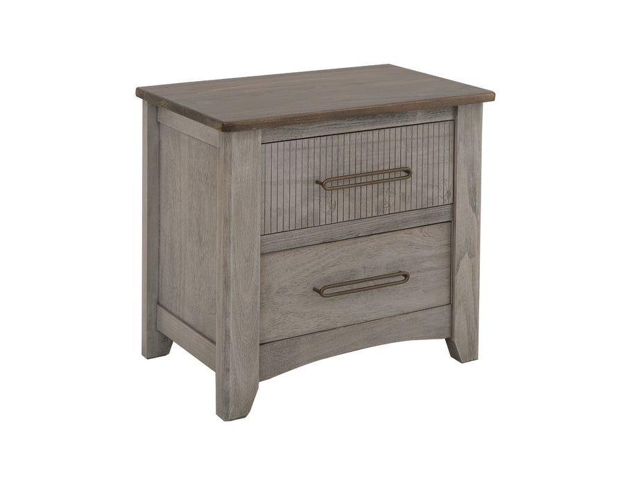 Ridge - Nightstand - Sand Brown
