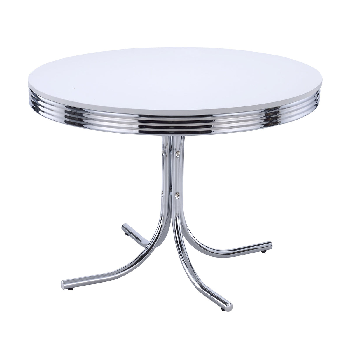 Retro Round Dining Table Set