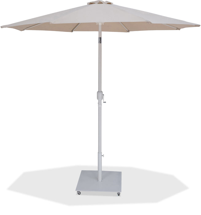 Fiji - Aluminum Patio Umbrella With Square White Base