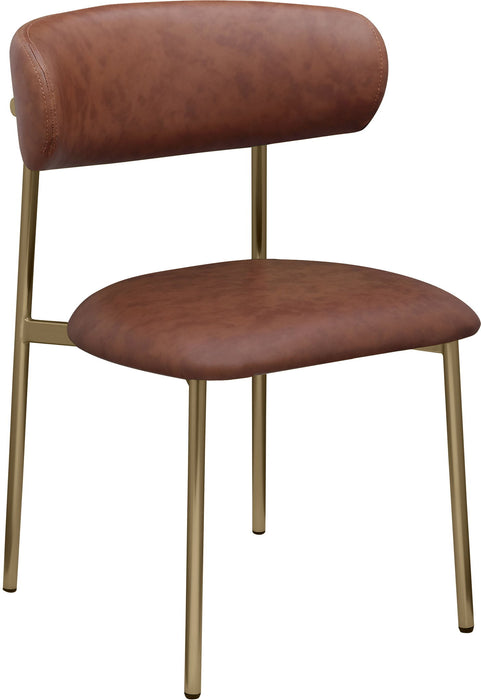 Lupita - Dining Chair With Brushed Gold Legs(Set of 2)